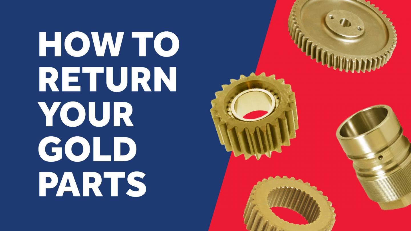 How to return your gold parts