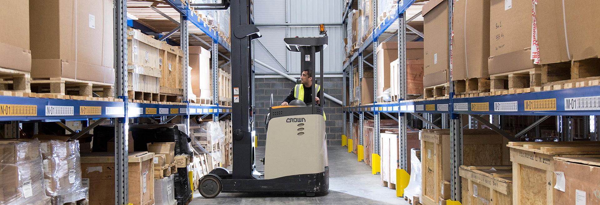 Interpart warehouse banner